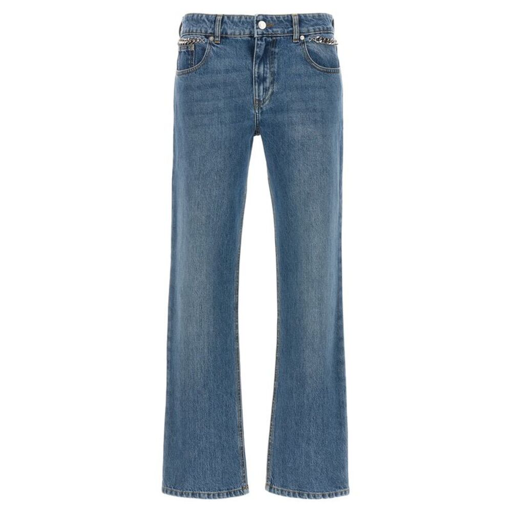 Stella McCartney Blue Cotton Cropped Women's Jeans